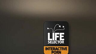 Lifeselector - shaved wet asian pussy all yours for the taking starring mona hayami, riding that dildo in missionary 😏