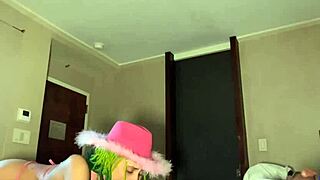 Petite ebony slut TAKES BBC for throat and pussy STRETCHING with creampie