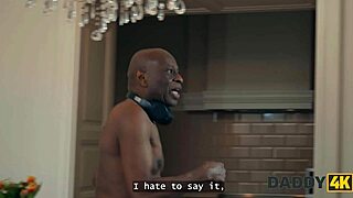 Slutty Wednesday Cheats on Boyfriend with Father's Big Black Cock