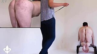 Part one caning and fisting the whore
