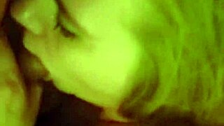 Blonde With Big Tits Fucks Friend's Big Cock While Husband Waits