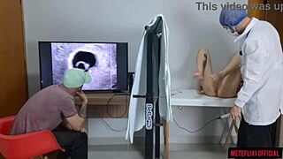 Cuckold Takes Wife to Clandestine Gynecologist for Ultrasound