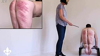 Part one caning and fisting the whore