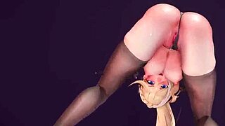 That bitch knight is killing it in this MMD dance routine with cool moves. 💃🛡️