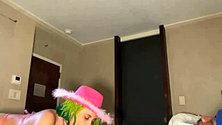 Petite ebony slut TAKES BBC for throat and pussy STRETCHING with creampie