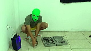 I observed my stepson doing acrobatics in his apartment