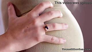 I feel so thrilled after yoga workout as shemale with tattoos fucks blonde babe in 69 blowjob and face sitting