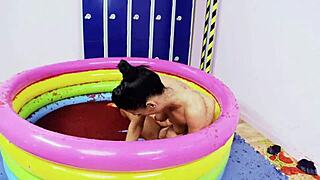 Watch romana ryder and tammie lee in lesbian jelly fight with fingering and pussy licking!