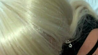 Shopping Mall Security Bareback Fucks Naughty Shemale's Tight Ass