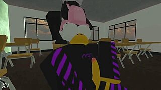 Leo Pounds Girl Hard in School Setting with Big Cock Action