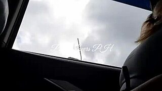 Curvy Pinay teacher fucked doggystyle in car. Lucky fan rides slut in outdoor public POV creampie sex.