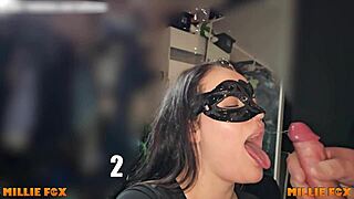 amateur milf millie fox swallows huge cum loads in homemade blowjob and doggystyle compilation