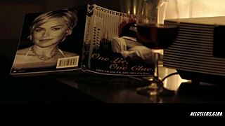 Flora Montgomery appears in a celebrity scene from Basic Instinct.