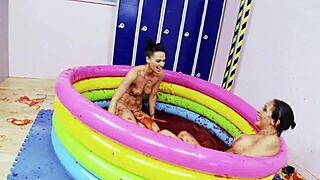 Watch romana ryder and tammie lee in lesbian jelly fight with fingering and pussy licking!