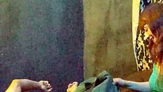 Intriguing submissive latina whore gagging on huge cock and balls with deepthroat cum swallow