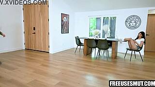 Stepbrother Fucks Stepsister And Teen Roommate In Dorm Threesome. They Deepthroat And Ride Hardcore.