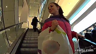 Come see this exceptional Czech chick tempted in the shopping centre and shagged in pov with blowjob and assfucking