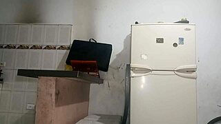 Slutty Stepsister Latina Babe Heads To Kitchen For Big Cock Blowjob And Sloppy Fucking