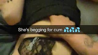 This real snapchat compilation shows cheating wife richelle rose begging for multiple creampies from guys.