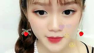 Cute Korean Girl Does Webcam Livestream On Uplive