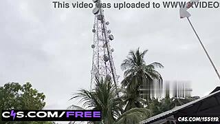 Does Cute Teen Marina Wet Jeans In Public?