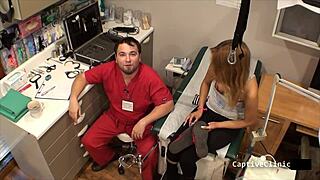 Shocking Way To Treat Potheads Leaves Maria Feeling Humiliated In Latex Gloves Handcuffs With Screaming Orgasm Backstage