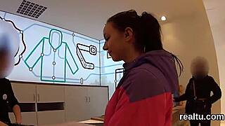 Come see this exceptional Czech chick tempted in the shopping centre and shagged in pov with blowjob and assfucking