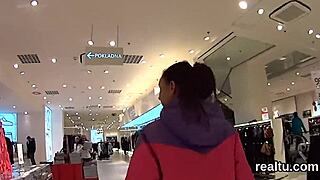 Come see this exceptional Czech chick tempted in the shopping centre and shagged in pov with blowjob and assfucking