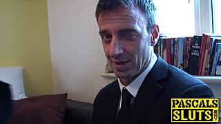 Delectable MILF fucks maledom after blowjob