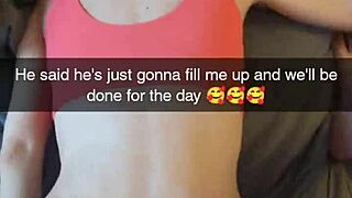 This real snapchat compilation shows cheating wife richelle rose begging for multiple creampies from guys.