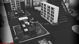 Oh honey, I didn't mean to fuck that stranger at the library, the cheating bookworm wife confesses on security cam