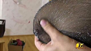 Huge tits milf Katerina Hartlova milks her big natural boobs. She fucks herself with a dildo in lingerie.