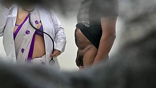 Indian Doctor Fulfills Desires with Patient's Big Tits Ass