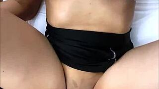 petite tetona gets pounded missionary after school... ohh, feels so intense with her tight body