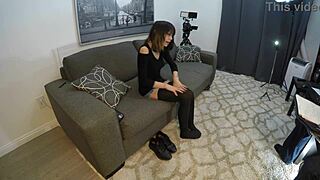 Skinny Asian Slut Candy Cruise Takes Extreme Deepthroat Choking And Gagging In Casting Blowjob Interview