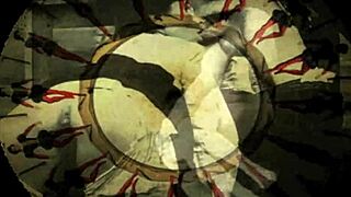 Vintage erotic drawings with retro pussy hairy beaver antique style