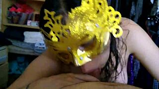 Pregnant gloria gives delicious blowjob to paco in oral group session with swingers couple