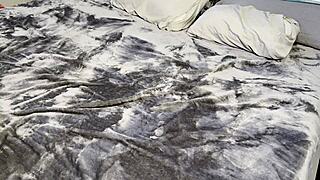 European super model Little Dragon with perfect body and tight wet pussy gets roughly fucked in clothes-ripped doggystyle pov. Cute petite redhead swallows cum close up.