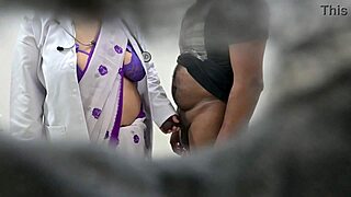 Indian Doctor Fulfills Desires with Patient's Big Tits Ass