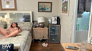 Hotwife feels thrill from quickie with old monster cock before husband returns