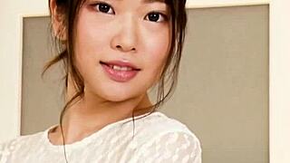 Hey, check out this Japanese top model in her casting interview