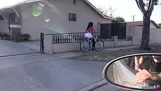 Big Butt Latina Bitch Natalie Nunez Feels Thrilled Getting Picked Up by Stranger for Rough Cowgirl Ride and Facial