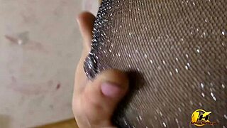 Huge tits milf Katerina Hartlova milks her big natural boobs. She fucks herself with a dildo in lingerie.