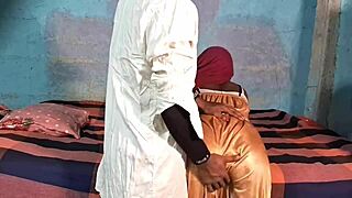 Desi step sister wore sexy night dress for oral and pussy fuck