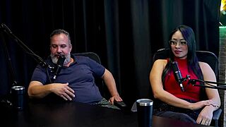 See Through Teen 18+ in Group with Fat Old Black BBW Cuckold Swingers Named Ted Official on Sheer Red