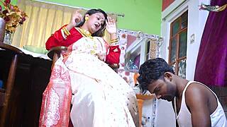 Desi mallu bhabi hardcore fuck with her two debar double penetration three some full movie!