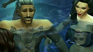 阿杰泳池大屌狂捶啦啦队