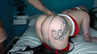 Dru Takes on Bubble Butt Anal with UK Chick in Interracial Doggystyle Spanking