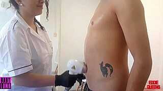 Shaved Big Tits Latina Gets Laser Hair Removal with Happy Ending Handjob from Babyluna939