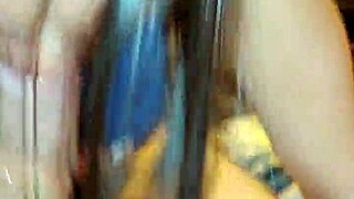 A cheating married slut sneaks over for oral creampie blowjob while husband sleeps in bed.